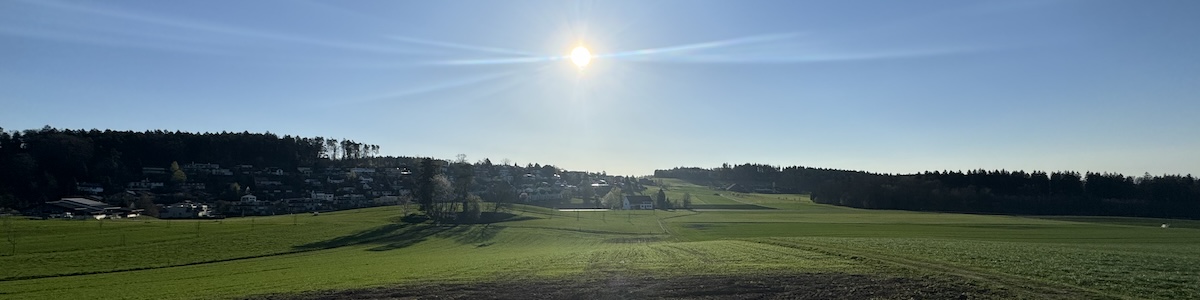 IMG 7678 Venzin Richtung Augwil Golf Sonnenschein